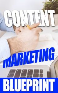 An impactful cover of the Content Marketing Blueprint Report highlighting transformative strategies.